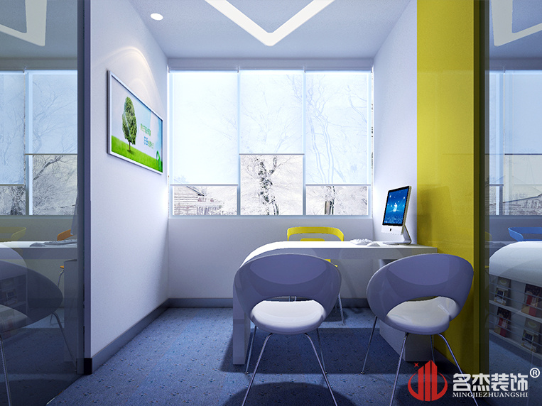 东田教育培训机构咨询室装修设计