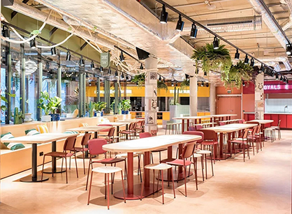 多元化的社交型餐饮空间是怎样举行装修设计的——看看KANTINI