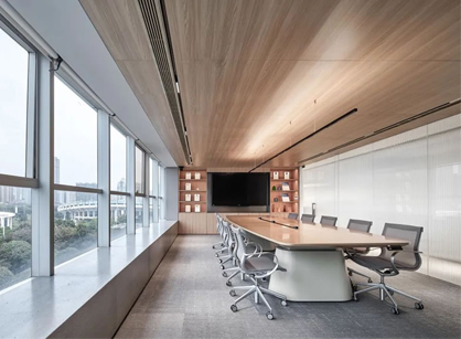 平面基础元素的办公装修设计空间怎样与使用者举行交互——汉森博盛